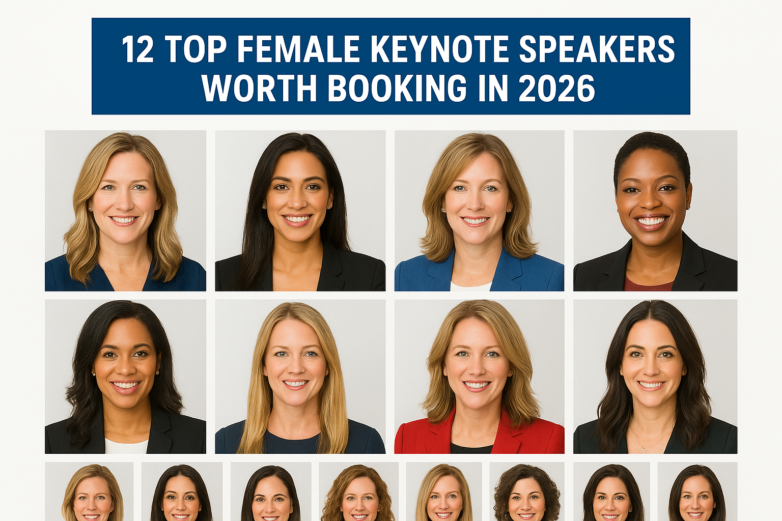 12 Top Female Keynote Speakers Worth Booking in 2026