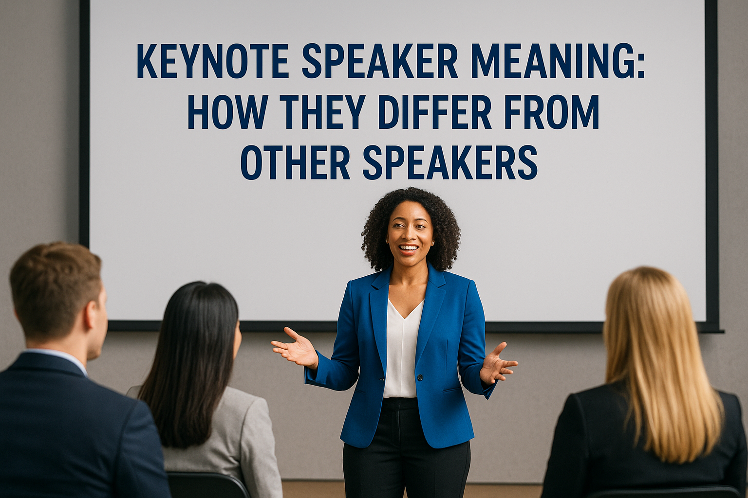 Keynote Speaker Meaning: How They Differ From Other Speakers
