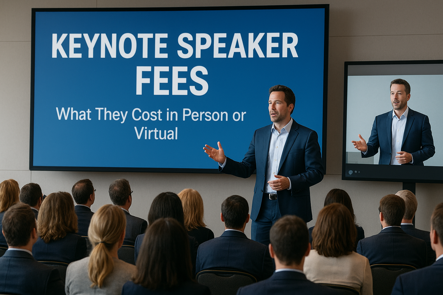 Keynote Speaker Fees: What They Cost in Person or Virtual