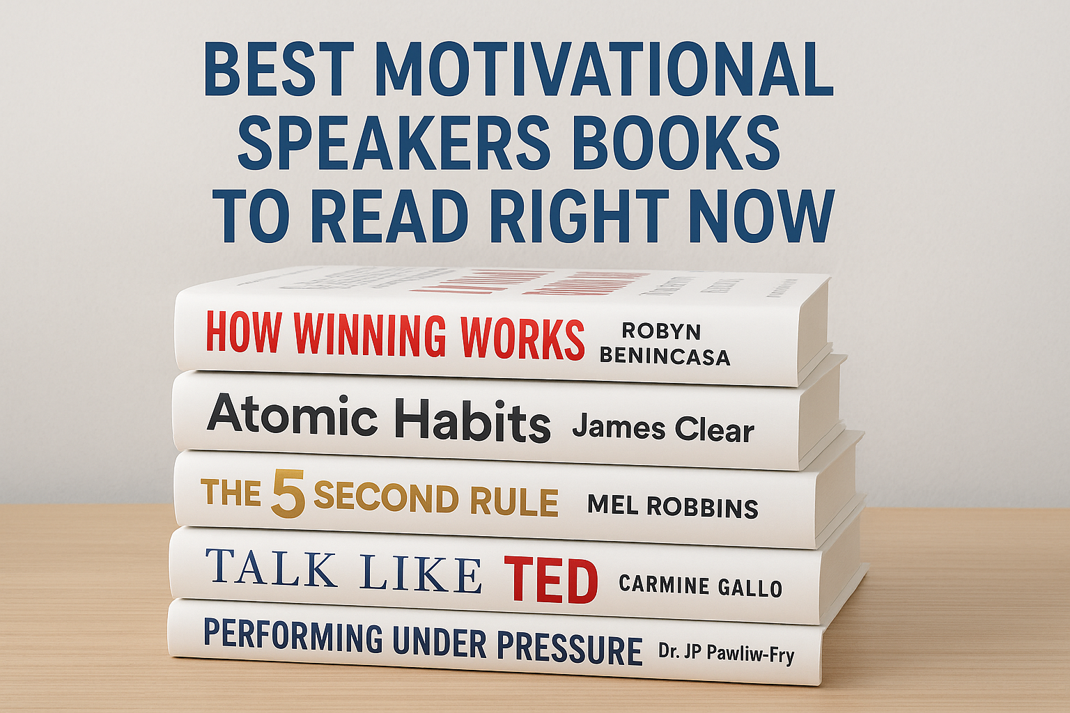 5 Best Motivational Speakers Books to Read Right Now
