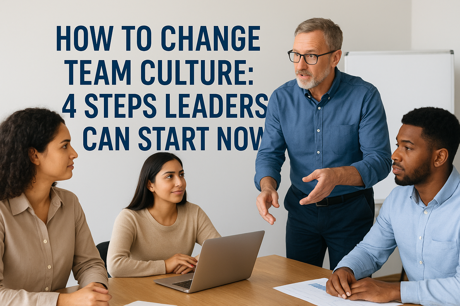 How to Change Team Culture: 4 Steps Leaders Can Start Now