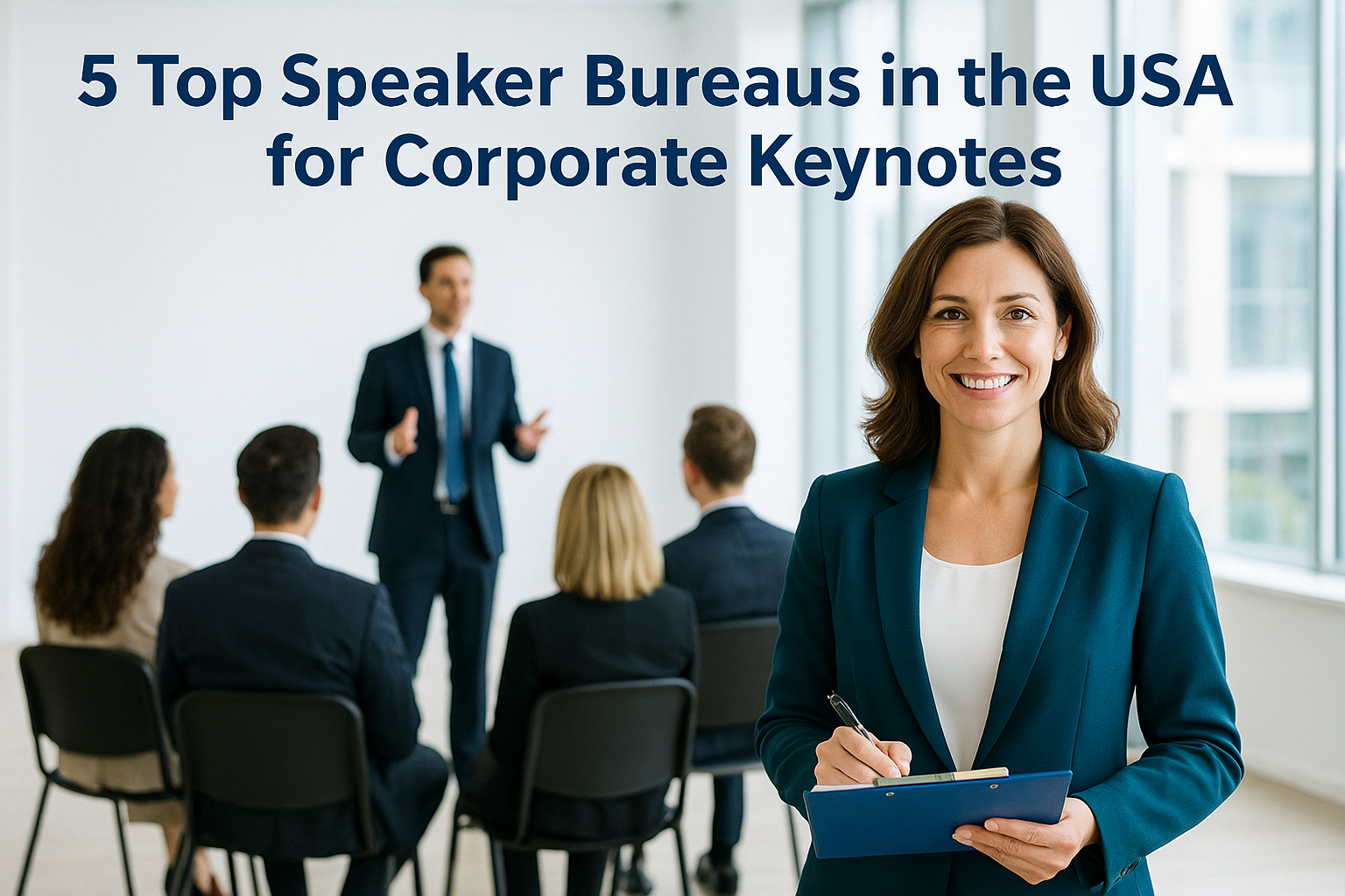 5 Top Speaker Bureaus in the USA for Corporate Keynotes